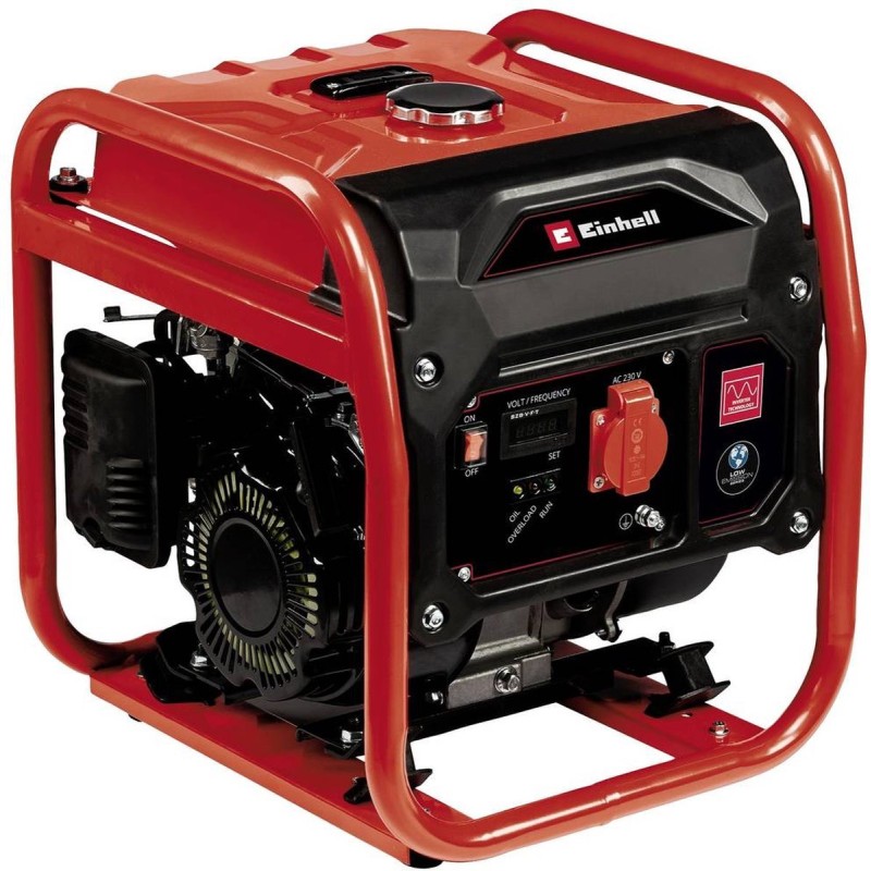 Einhell TC-IG 1100 motor-generator 1000 W 6,5 L Benzin Sort, Rød
